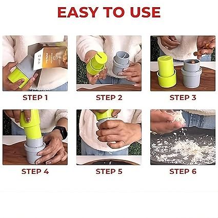 Zuha Dry Fruit and Nut Cutter Slicer Fine Cup Badam, Kaju, Walnut, Pista Chopper Hand-Operated Nut Cutter Machine for Kitchen Gadgets & Home Use