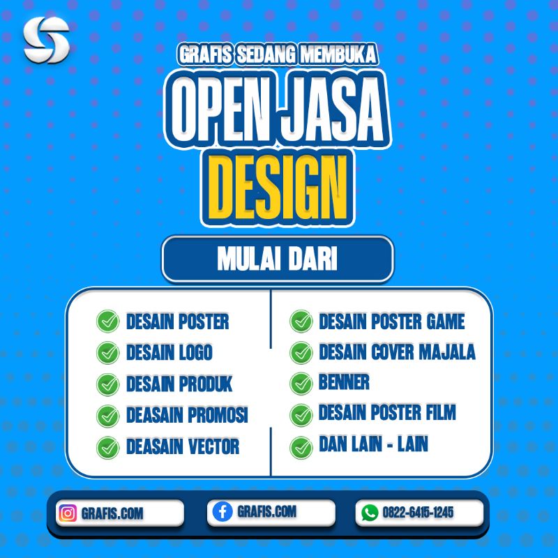Desain Poster Open Jasa