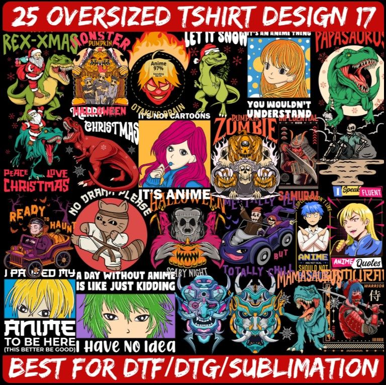25 Oversized Streetwear T-Shirt Design 17