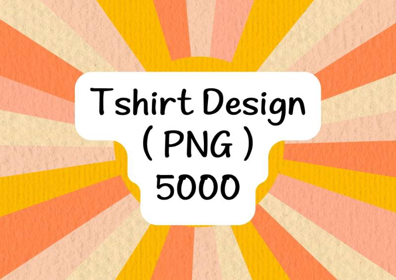 Tshirt Design PNG 5000