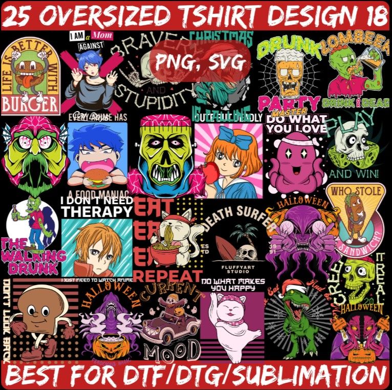 25 Oversized Streetwear T-Shirt Design 18