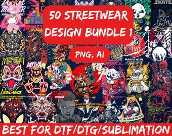 50 Latest Streetwear Design Bundle 1