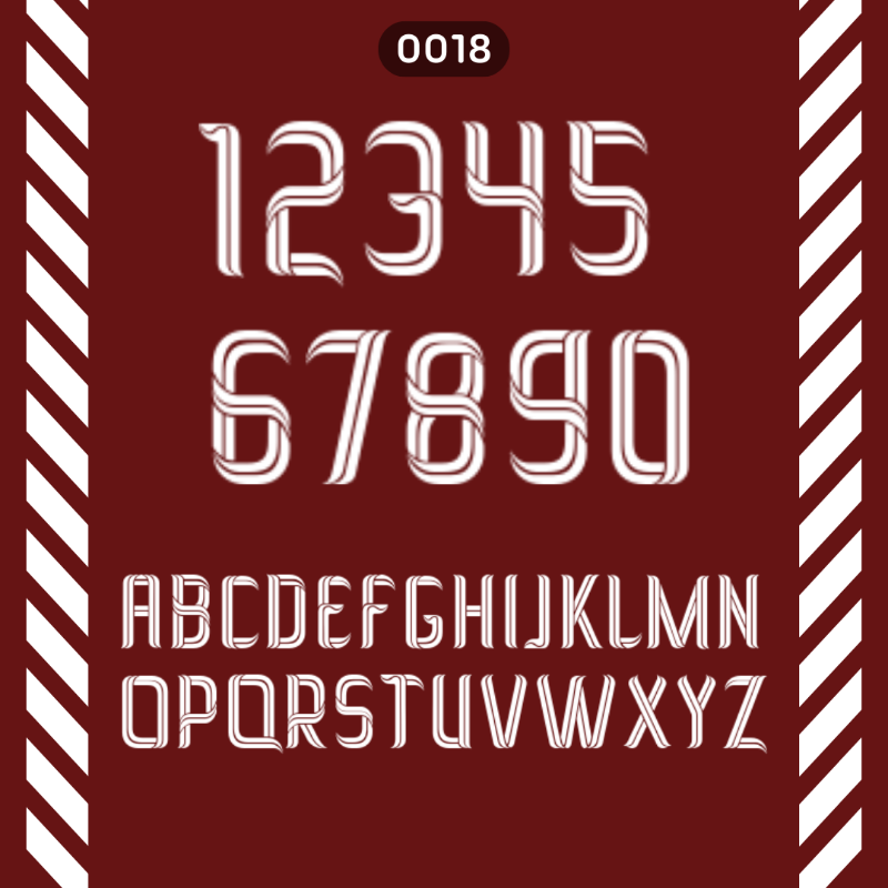 Football Font 0018