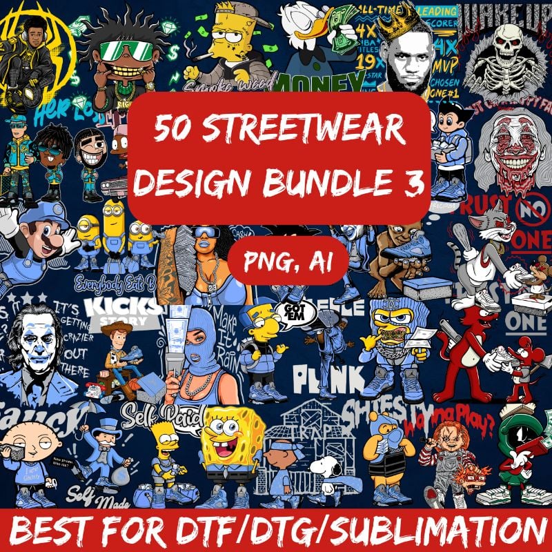 50 Latest Streetwear Design Bundle 3