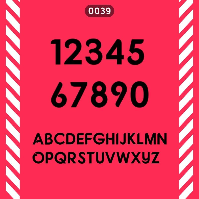 Football Font 0039