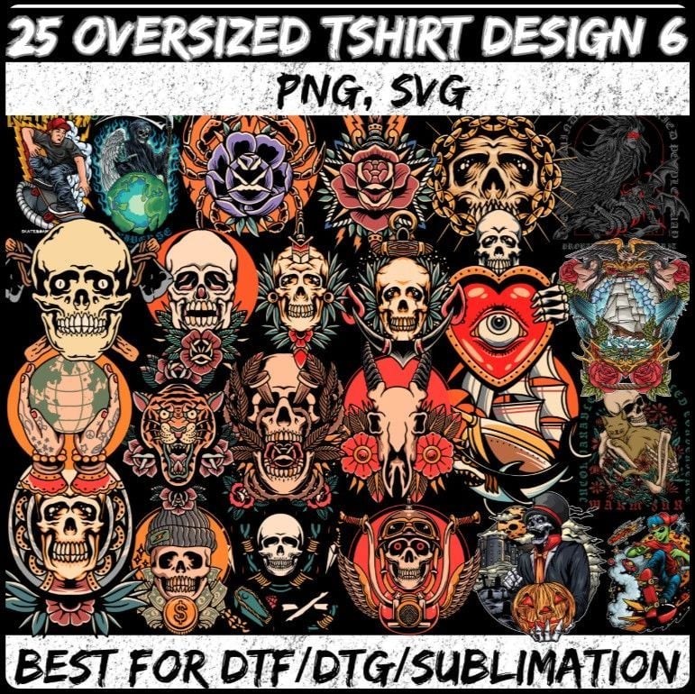 25 Oversized Streetwear T-Shirt Design 6