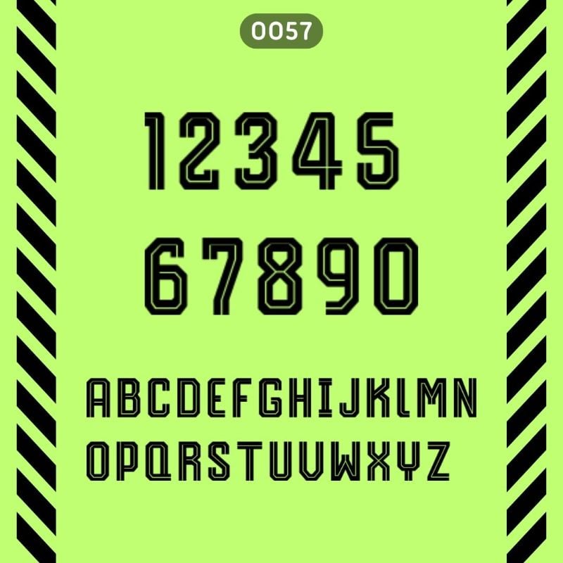 Football Font 0057
