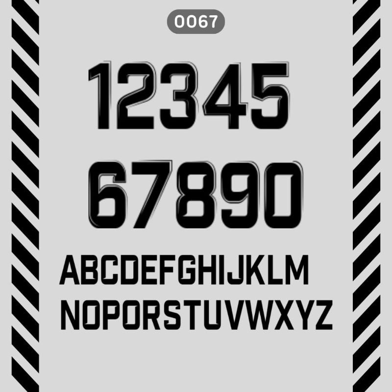 Football Font 0067