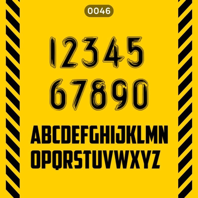 Football Font 0046