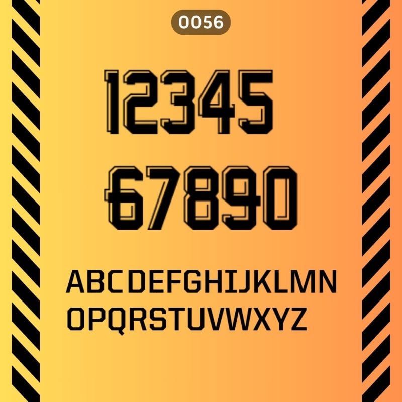 Football Font 0056