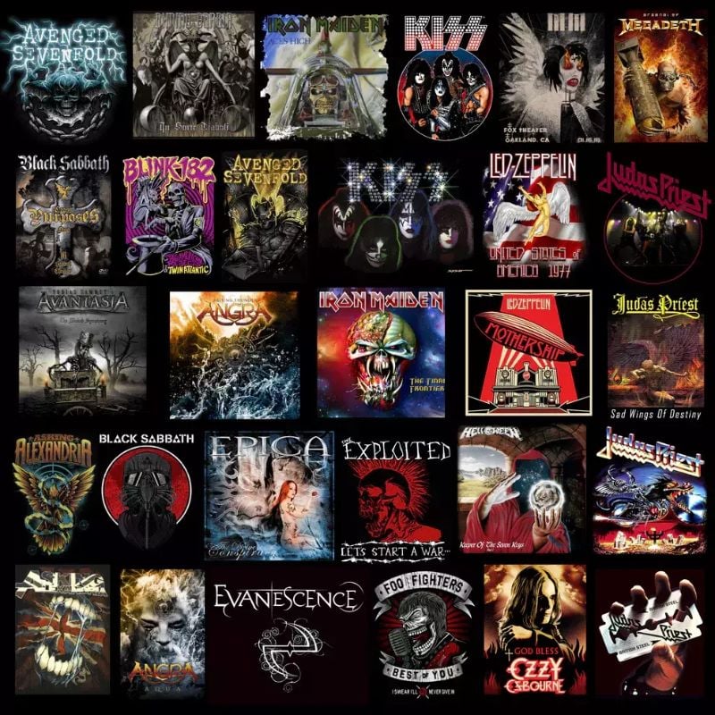 85+ Rock Bank Halftone Designs