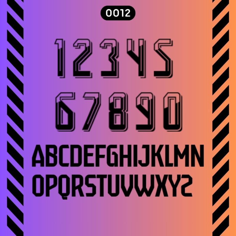 Football Font 0012