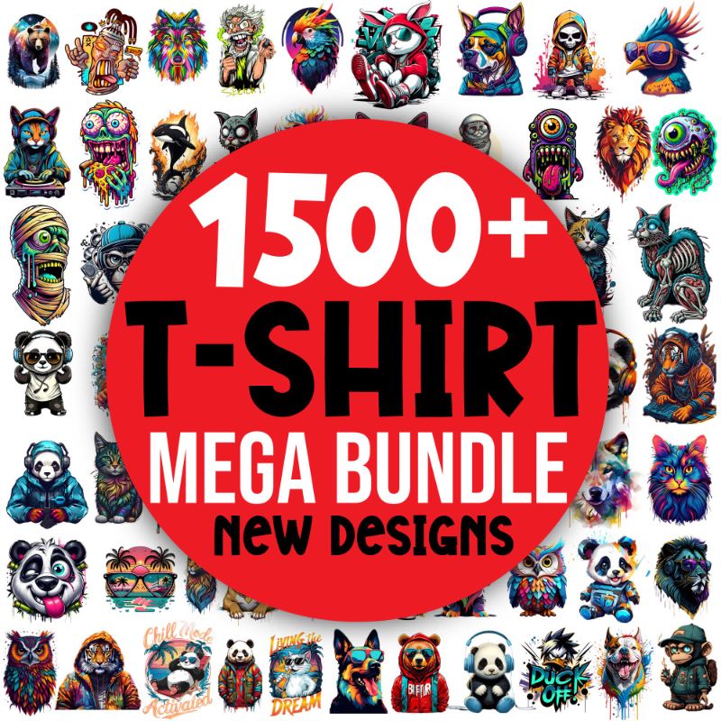 1500+ T-Shirts Designs