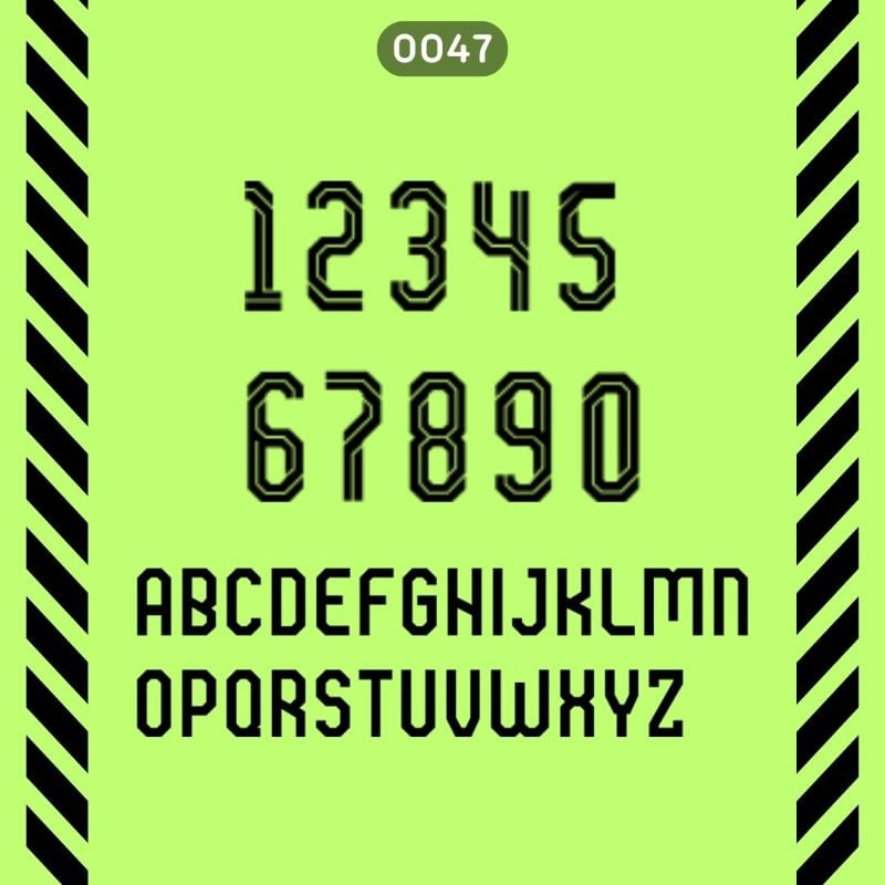 Football Font 0047