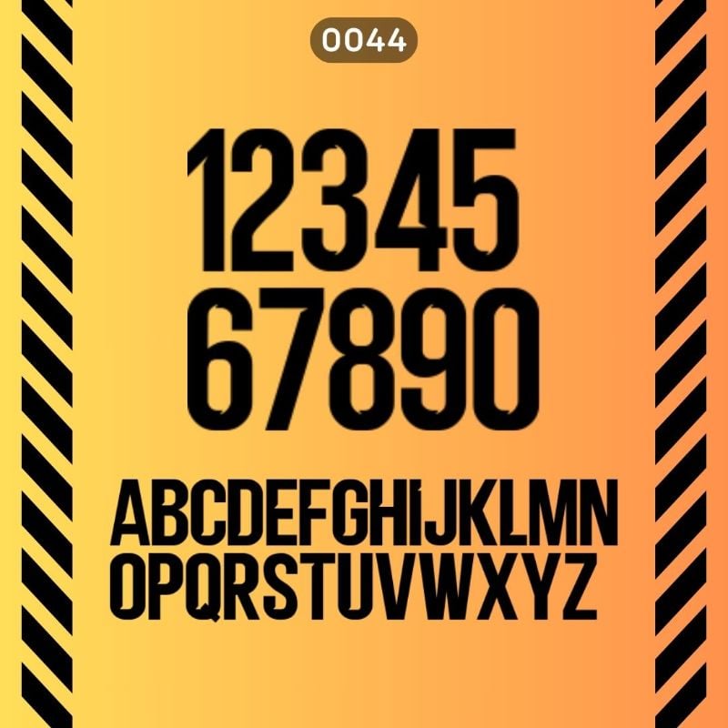 Football Font 0044