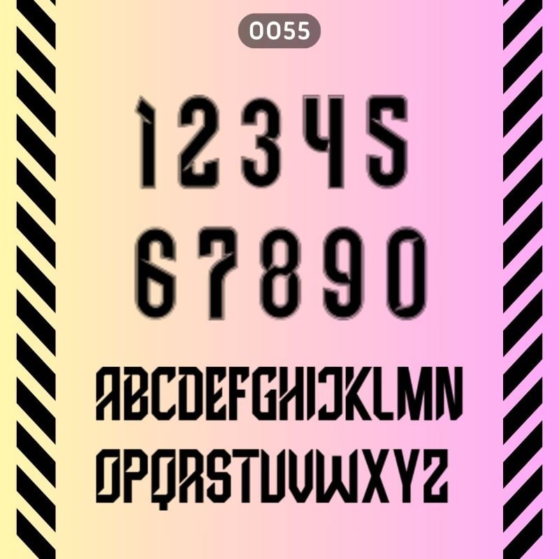 Football Font 0055
