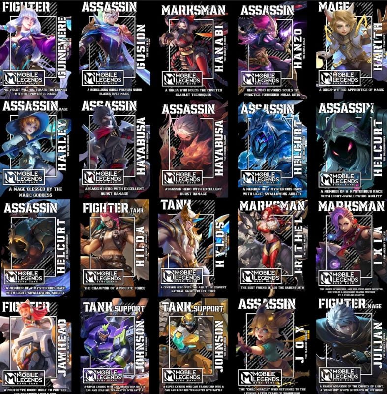 Mobile Legends T-shirt Design Bundle