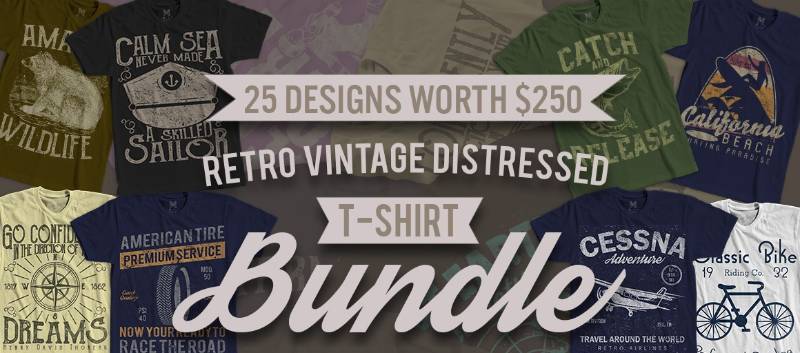 25 Retro Vintage T-Shirt Designs