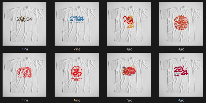 Chinese New Year T-shirt PNG