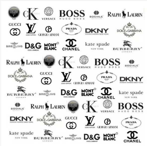 All luxury Fashion Brands Logos