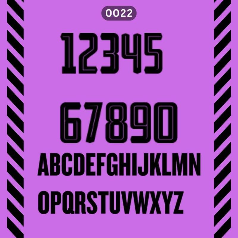 Football Font 0022
