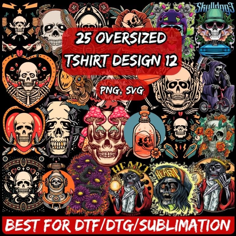 25 Oversized Streetwear T-Shirt Design 12
