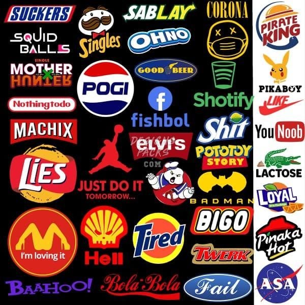 100+ SPOOF BRAND DESIGNS