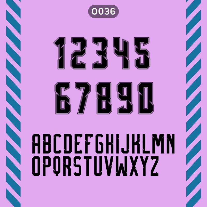 Football Font 0036