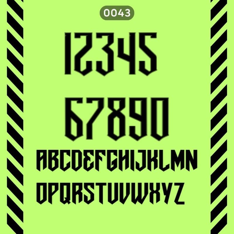 Football Font 0043