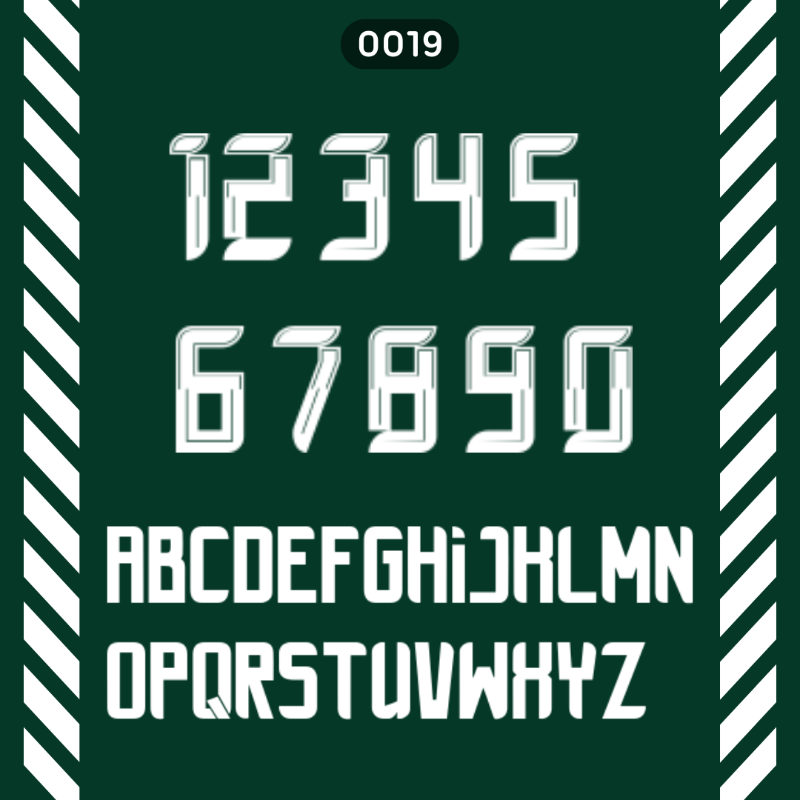 Football Font 0019