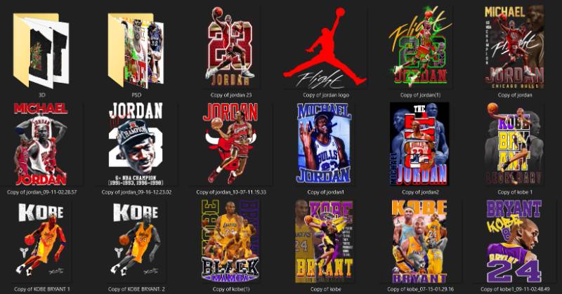 NBA Bootleg Designs Collection