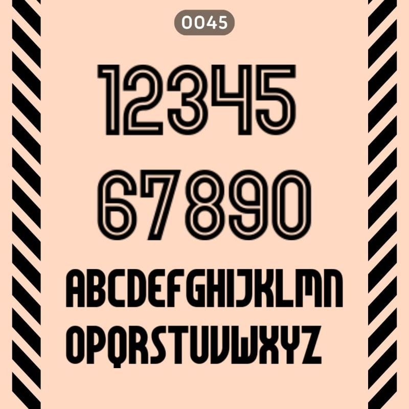 Football Font 0045