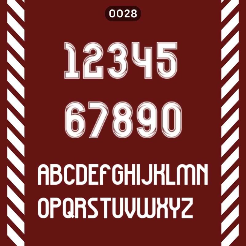 Football Font 0028