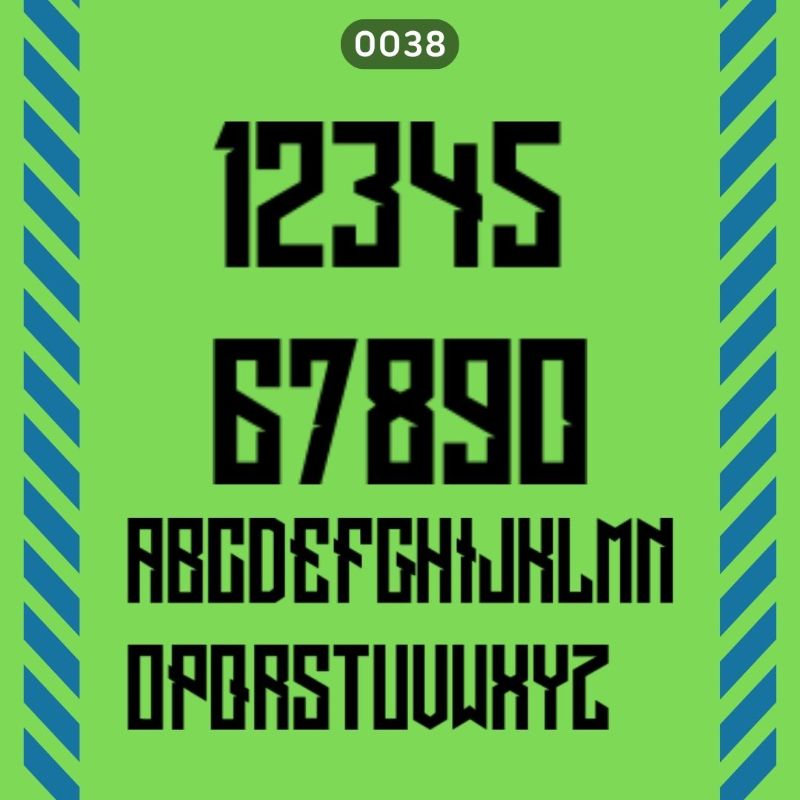 Football Font 0038