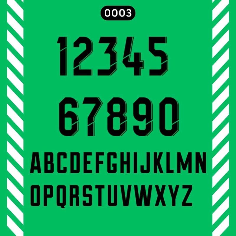 Football Font 0003