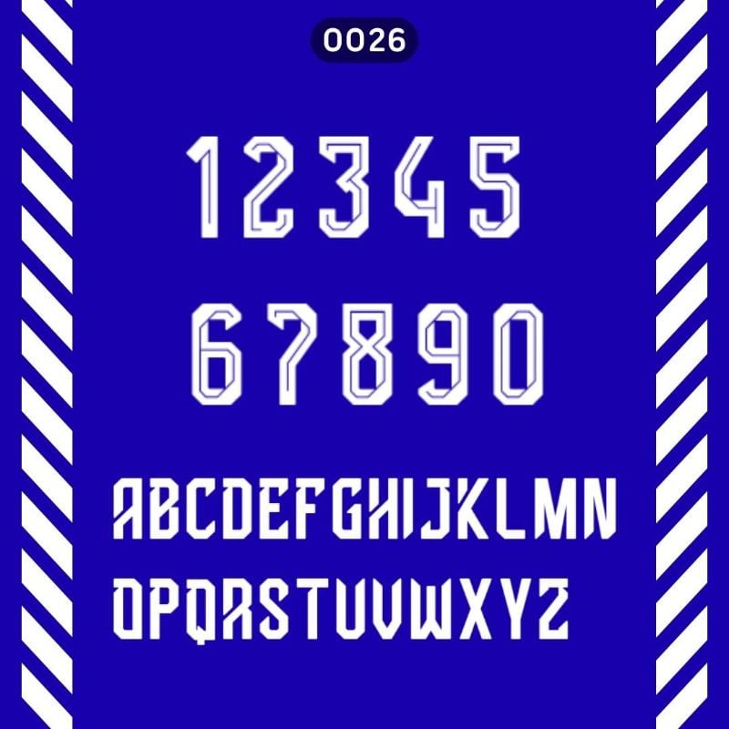 Football Font 0026