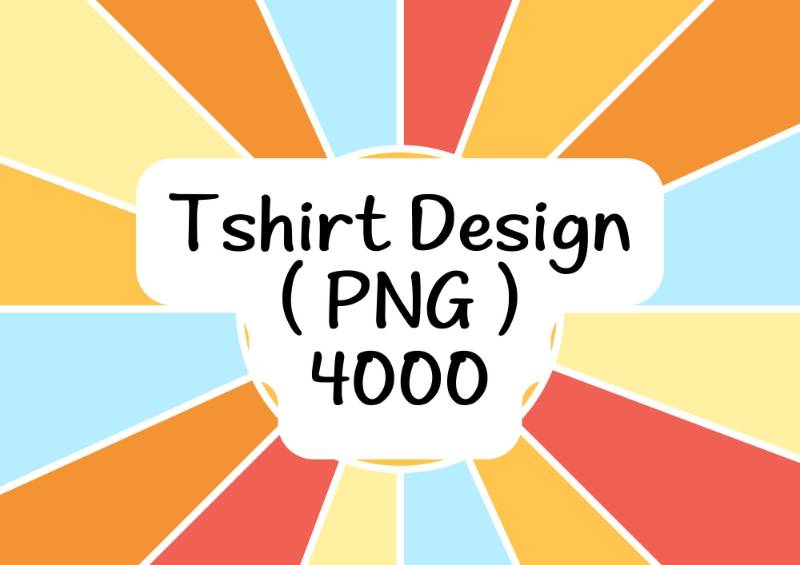 Tshirt Design PNG 4000