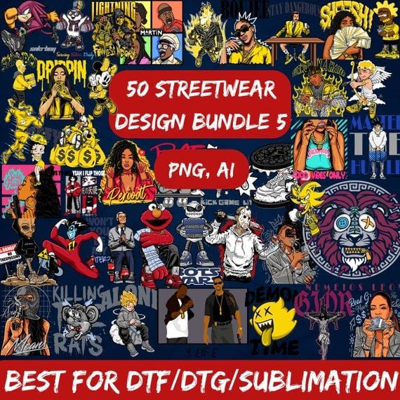50 Latest Streetwear Design Bundle 5