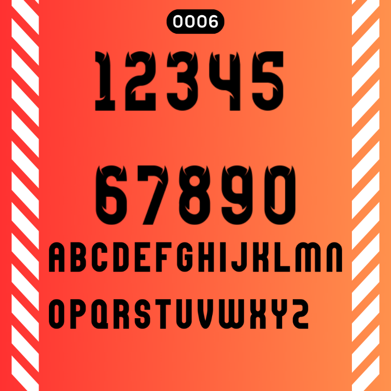 Football Font 0006