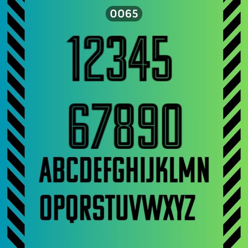 Football Font 0065