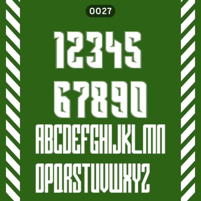 Football Font 0027