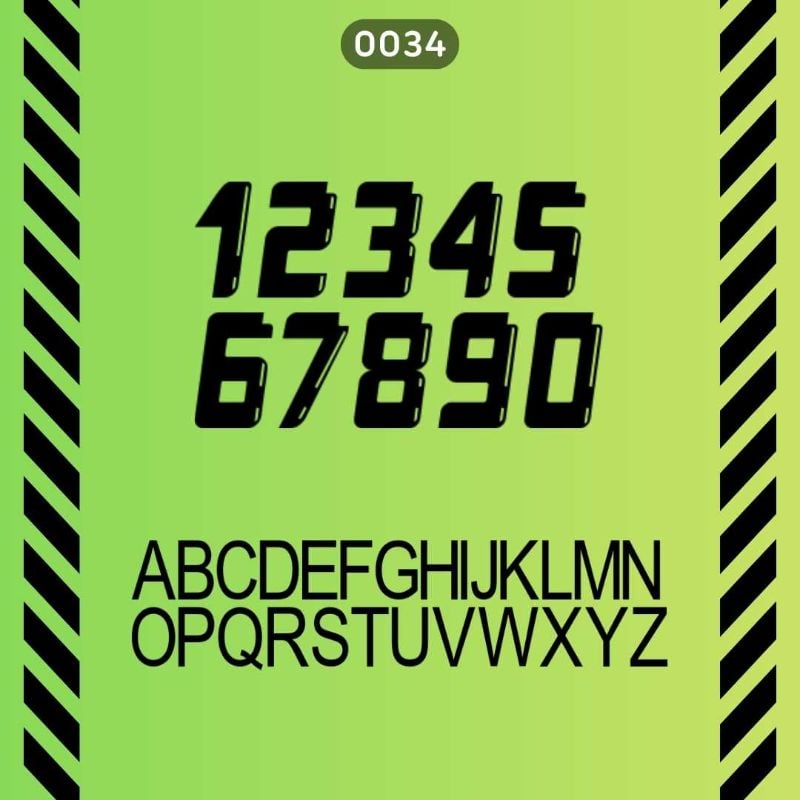Football Font 0034