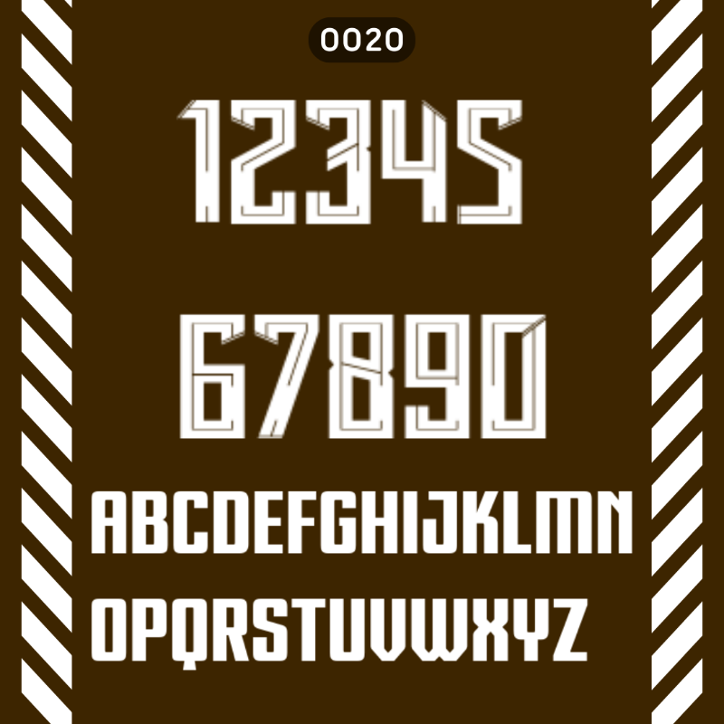 Football Font 0020