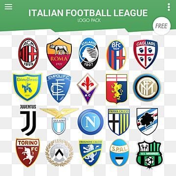 Italy Serie A All Team Logo HD
