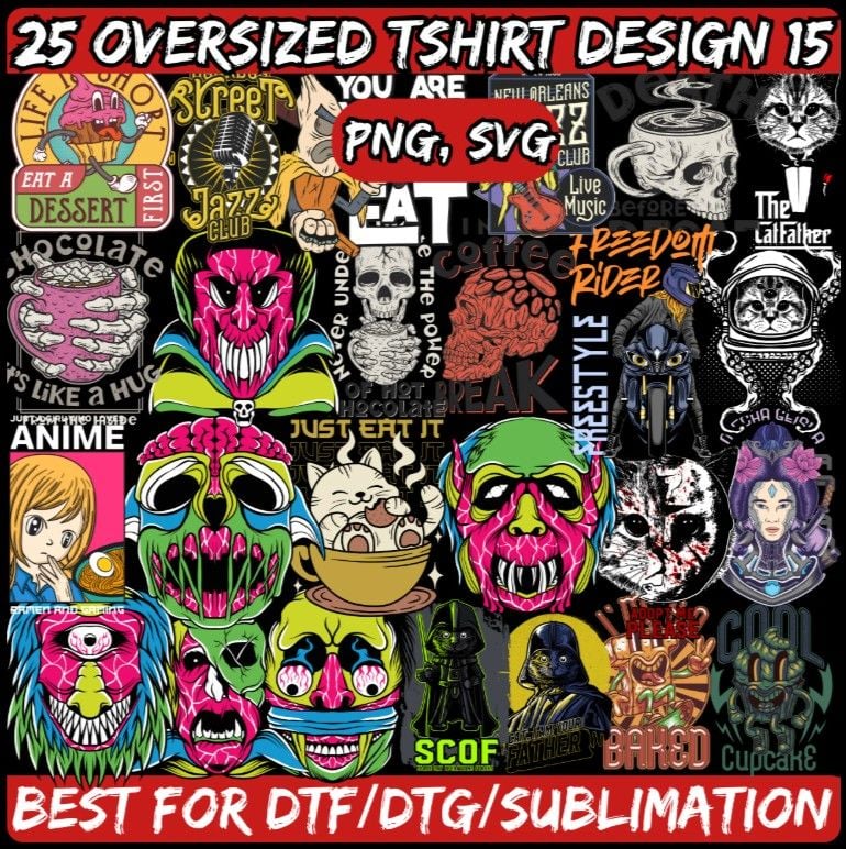 25 Oversized Streetwear T-Shirt Design 15