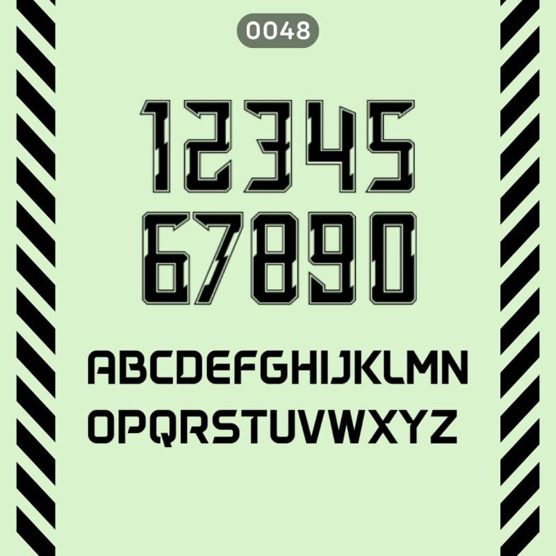 Football Font 0048