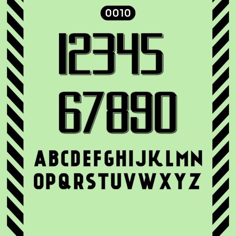 Football Font 0010