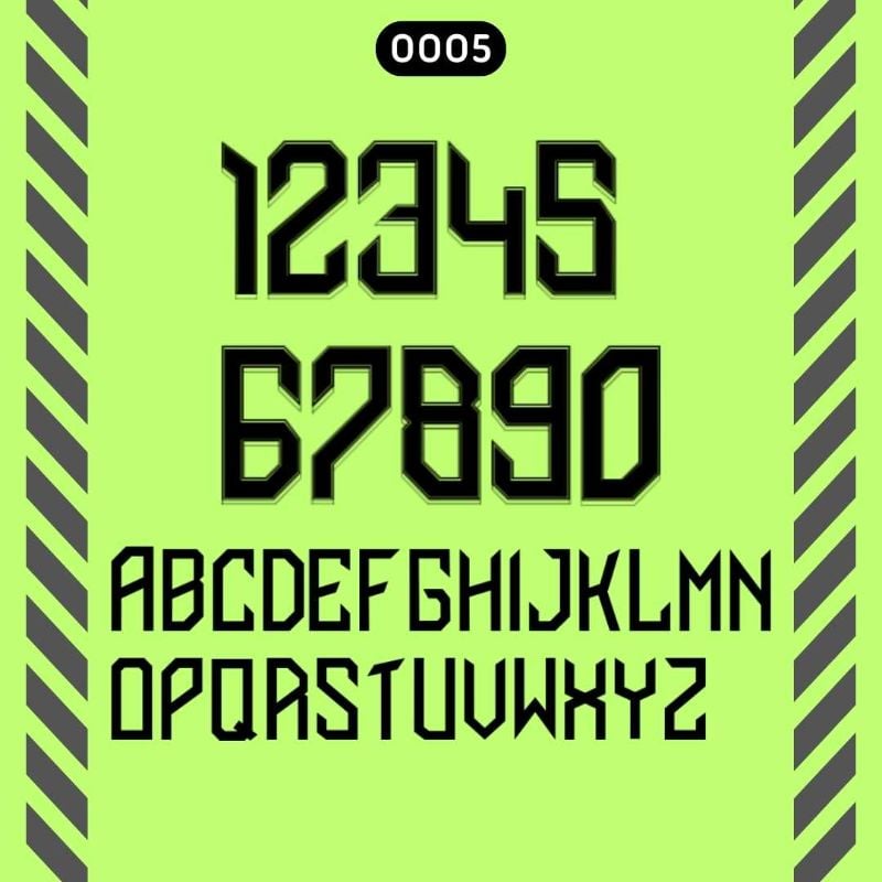 Football Font 0005