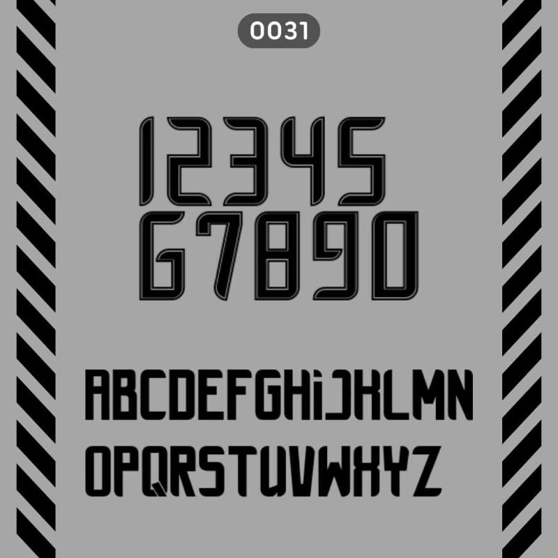 Football Font 0031