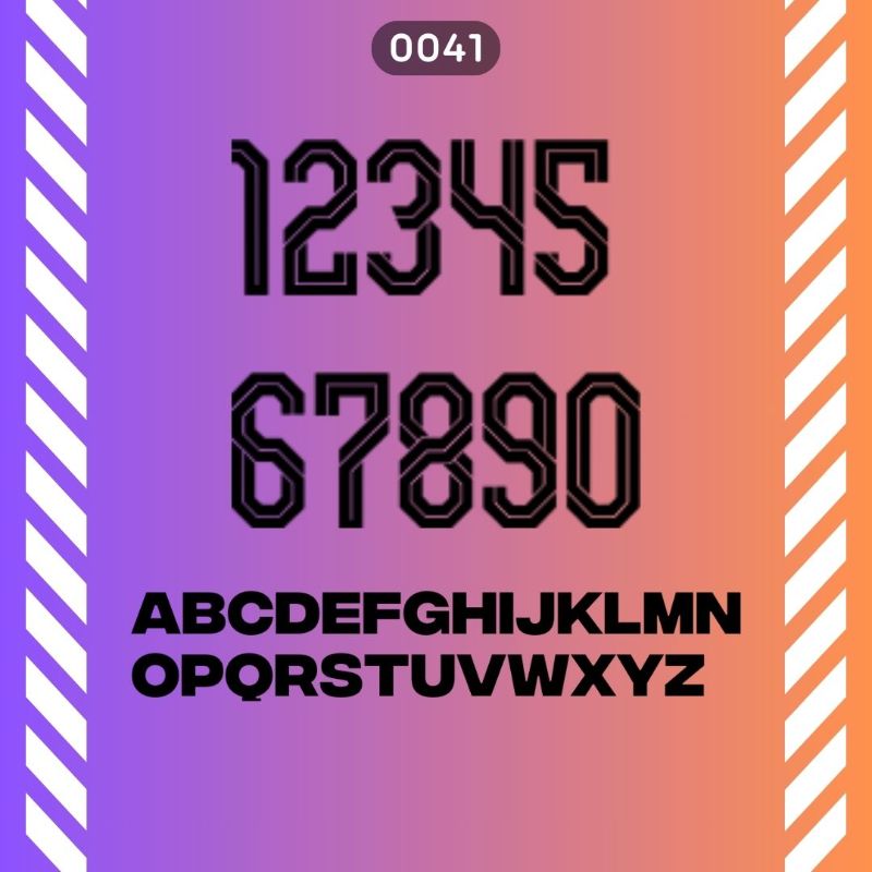 Football Font 0041